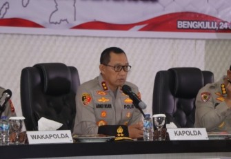 Kapolda Bengkulu Irjen Pol. Drs. Armed Wijaya M.H