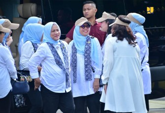 Kartika Basuki saat Dampingi Iriana Jokowi Edukasi Perilaku Hidup Sehat