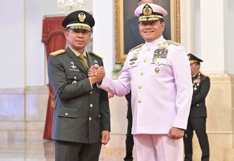 Jenderal TNI Agus Subiyanto dan Laksamana Yudo Margono