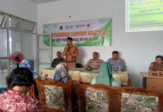 Wakapolsek Padang Ulak Tanding Hadiri Pertemuan Lintas Sektoral