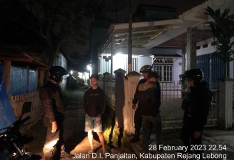 Tim Patroli Presisi Polres Rejang Lebong Tingkatkan Patroli Malam Hari