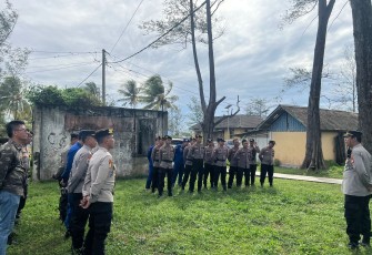 Kabag Ops Pimpin Langsung Pengamanan Rally Rakit HUT BS ke 74