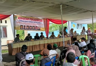 Kanit Binmas Polsek Lebong Hadiri Reses Anggota Dewan Dapil 2