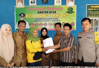 Ribut Keluarga, Bhabinkamtibmas Polsek Lebong Utara Turun Tangan Memediasi
