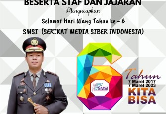 Banner ucapan Kapolres Mukomuko