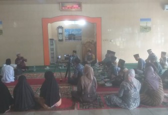 Bhabinkamtibmas Polsek Karang Tinggi Hadiri Bimtek Fardu Kifayah Jenazah
