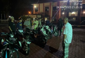 Polisi mengamankan 13 remaja