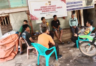 Polsek Padang Guci Hulu Gelar Jumat Curhat