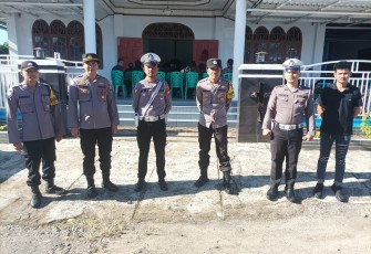 Polesek Teluk Segara Berikan Pengamanan dan Monitoring Ibadah Paskah di Gereja HKBB Jitra 