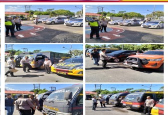 Polresta Bengkulu Lakukan Pengecekan Pemegang  Kendaraan Dinas 