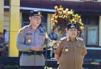 Kapolres Lebong Pimpin Apel Gelar Pasukan Ops Ketupat Nala 2023
