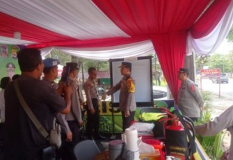 Kapolresta Bengkulu Kunjungi Pospam, Posyan dan Pos Terpadu