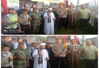 Bersama Wali Kota, Kapolresta Bengkulu Cek Pospam, Posyan dan Pos Terpadu