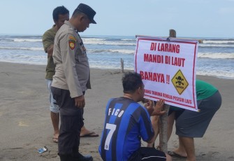 Hindari Adanya Korban, Polsek Lais Pasang Spanduk Peringatan