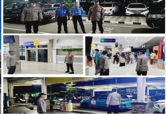 Pengamanan dan Pelayanan Lebaran di Bandara Fatmawati Sukarno Kondusif