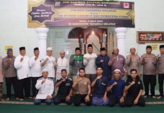 PW Rumah Sahabat Da'i Safari Ramadhan di Polres Tapsel.