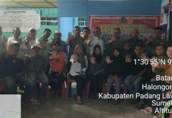 Polsek Padang Bolak secara resmi deklarasikan Desa Batang Pane II, Kecamatan Halongonan, Kabupaten Padang Lawas Utara, jadi Kampung bersih dari narkoba
