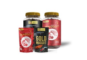 Produk dry maggot sebagai pakan ikan hias produksi dari Tim TBB Maggot