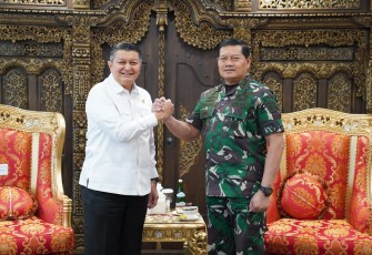 Panglima TNI saat Terima Kunjungan Kepala BNPT RI