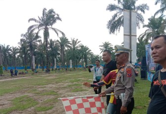 Kapolsek Tanah Jawa Pimpin Super Grasstrack Race I 2023