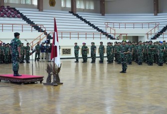 Panglima TNI saat Pimpin Upacara Korps Kenkat 107 Orang Pati TNI