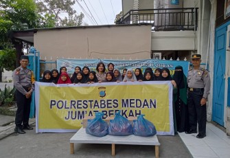 Polrestabes Medan Cooling System di Rumah Ma'had Tahfidzul Quran Raudhatul Musthofa 