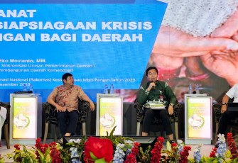 Badan Pangan Nasional menggelar Rapat Koordinasi Nasional Kesiapsiagaan Krisis Pangan di Royal Hotel, Jakarta, pada Rabu, 13 Desember 2023