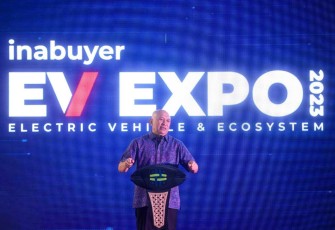 MenKopUKM Teten Masduki dalam Closing Ceremony Inabuyer EV Expo 2023 di Gedung Smesco, Jakarta, Kamis (30/11/2023).