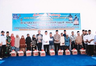 Bupati Labuhanbatu saat Hadiri Safari Ramadhan di PT ASDa 