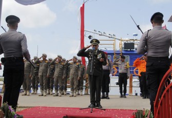 Dandim 0906/Kukar Pimpin Ziarah di Makam Pahlawan Muso Bin Salim 
