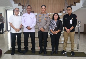 Bawaslu Deliserdang Audiensi ke Mapolrestabes Medan 