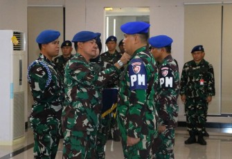 Pangkoops Udara I Pimpin Sertijab Danpom Koops Udara I