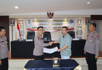 Polres Bintan dan Stisipol Raja Haji Tanjungpinang Kerjasama di Bidang Pendidikan