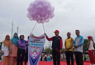 Pemkab Kaur Launching Senam Berseri
