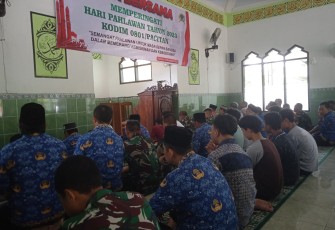 Kodim 0801/Pacitan Selenggarakan Doa Bersama
