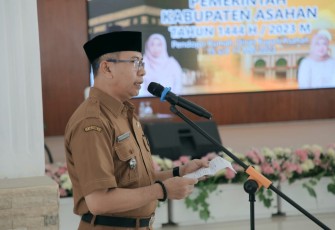 Bupati Asahan Buka Manasik Haji Akbar Pemerintah Kabupaten Asahan Tahun 1444 H/2023 M