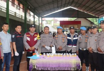Polres Tapsel Tes Urine dan Cek Kesehatan Anggota 