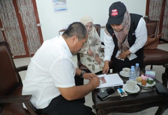 Pantarlih TPS 15 Kelurahan Selawan Lakukan Coklit Pada Wakil Bupati Asahan