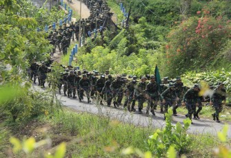 Pangdivif 2 Kostrad Pimpin Upacara Pengukuhan Tradisi Warga Baru Divif 2 Kostrad Tahun 2023
