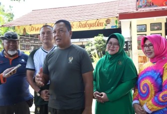 Pangdam V/Brawijaya saat Olahraga di Ngrowo Bening Edu Park