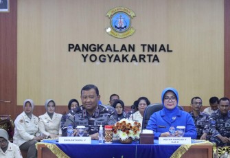 Danlantamal V saat tatap Muka dengan Prajurit Lanal Yogyakarta