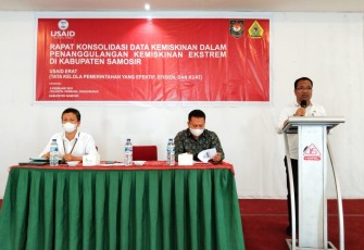Rapat Konsolidasi Data Kemiskinan Dalam Penanggulangan Kemiskinan Ekstrem 
