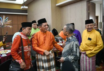 Gubernur Kepulauan Riau H. Ansar Ahmad saat Halal Bihalal Bersama Masyarakat Kepri di Jogja
