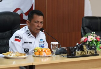 Gubernur Ansar saat Pimpin Rakor IMT-GT 2023
