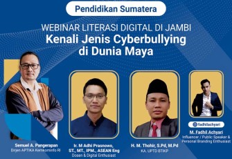 Webinar Literasi Digital di SMP Kabupaten Muaro Jambi