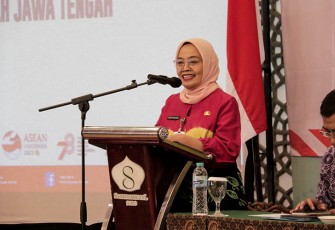 Sekretaris Ditjen Bina Pembangunan Daerah Kemendagri Sri Purwaningsih