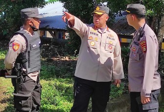 Polres Pagar Alam dssy Pengamanan Gereja Umat Kristiani