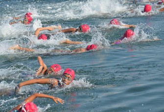 Lomba Renang Alam Bebas Danlantamal VI Cup