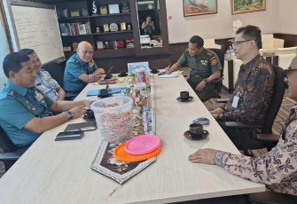 Asrenum Panglima TNI saat Kunjungi Deputi RB Kunwas Kementerian PANRB