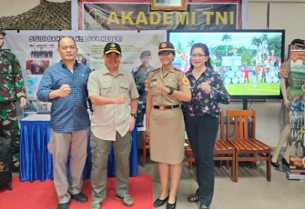 Stand Akademi Militer dalam event The Canisius Education Fair 2023